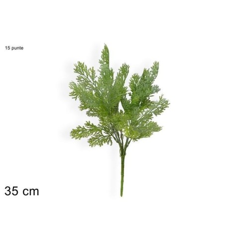 RAMO 35CM PUNTE VERDE CHIARO